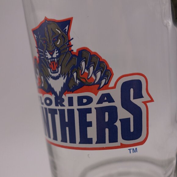 Florida Panthers Glass Mug with Handle - Picture 3 of 14
